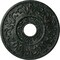 Ekena Millwork Valletta Ceiling Medallion (Canopies up to 3 1/2"), 18"OD x 3 1/2"ID x 1"P, Painted Turtle Crackle CM18VLPTC - alternate 1